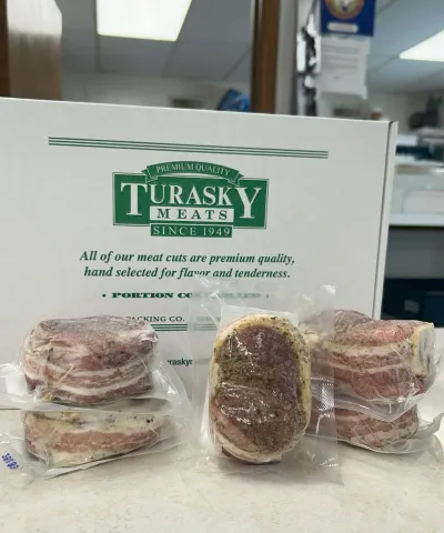 bacon wrapped pork filets