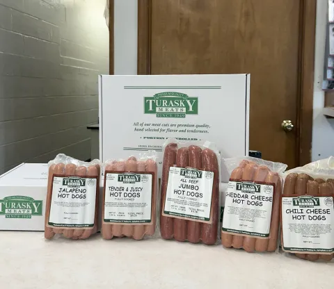 turaskys famous hot dogs